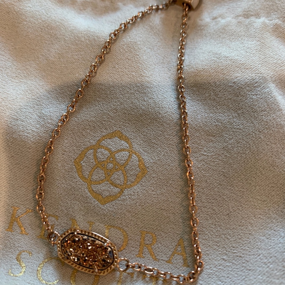 Kendra Scott Sparkly Gold Adjustable Bracelet